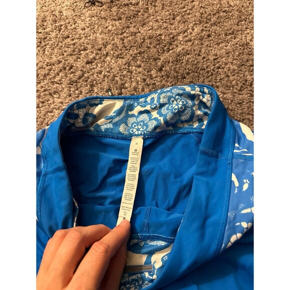 Lululemon blue leggings - Picture 2 of 7